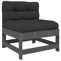 Cushions Grey Solid Wood