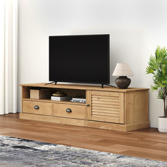 TV Cabinet "VIGO" 156x40x40 cm Solid Wood Pine Brown