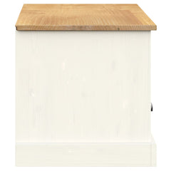 TV Cabinet "VIGO" 156x40x40 cm Solid Wood Pine White