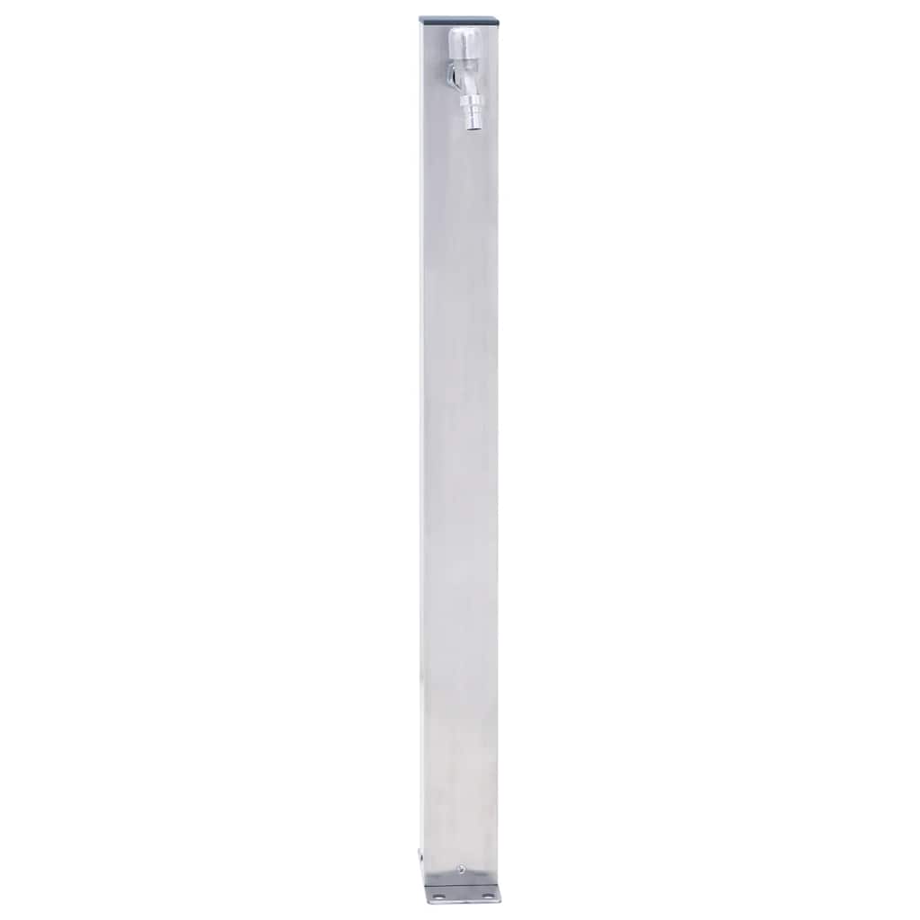vidaXL Garden Water Column 60 cm Stainless Steel Square 2