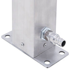 vidaXL Garden Water Column 60 cm Stainless Steel Square 6