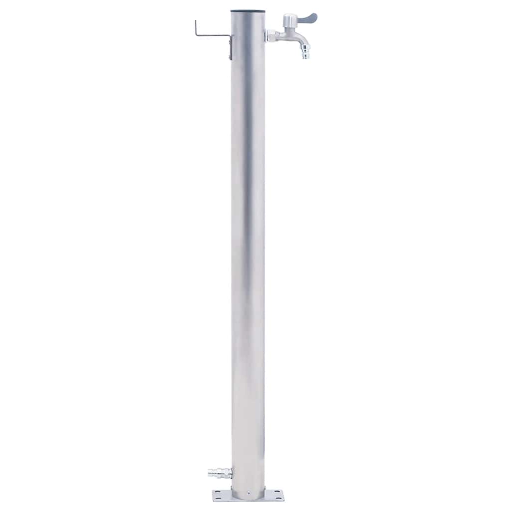 vidaXL Garden Water Column 80 cm Stainless Steel Round 3
