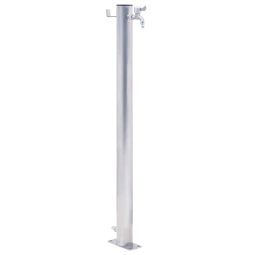 vidaXL Garden Water Column 100 cm Stainless Steel Round 1