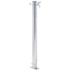 vidaXL Garden Water Column 100 cm Stainless Steel Round 1