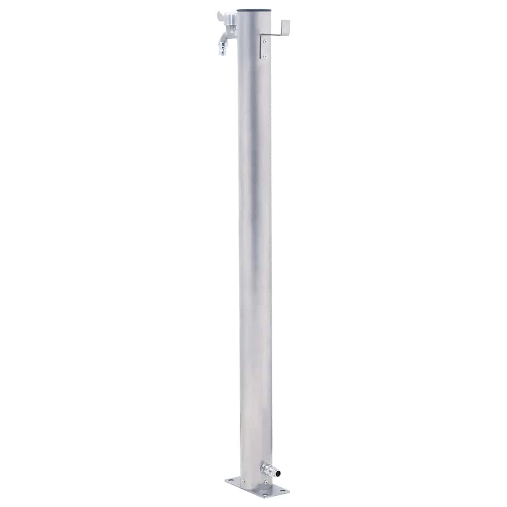 vidaXL Garden Water Column 100 cm Stainless Steel Round 4