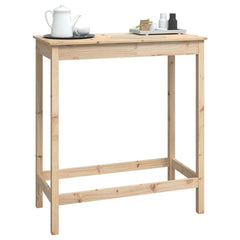 vidaXL Bar Table 100x50x110 cm Solid Wood Pine 4