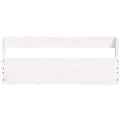 vidaXL Wall-mounted Shoe Racks 2 pcs White 59x9x23 cm Solid Wood Pine 6