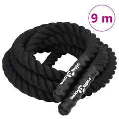 Battle Rope Black 9 kg Polyester 9 m