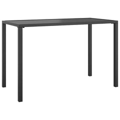 vidaXL Garden Dining Table Anthracite 110x54x70 cm Steel 2