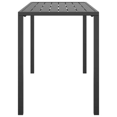 vidaXL Garden Dining Table Anthracite 110x54x70 cm Steel 4