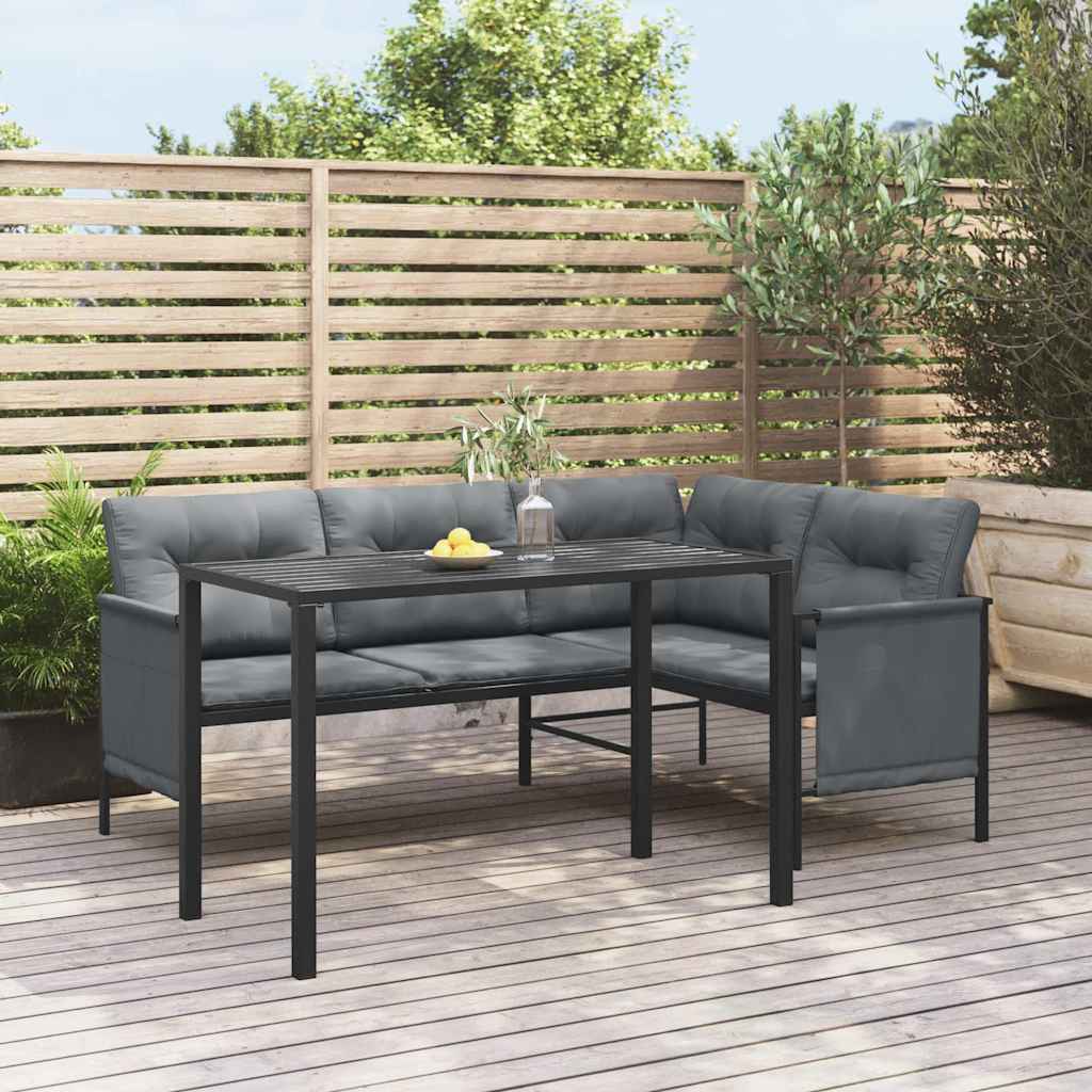 vidaXL Garden Dining Table Anthracite 110x54x70 cm Steel 1