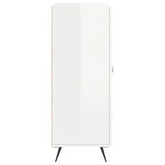 Sideboard 69,5x34x90 cm Engineered Wood High gloss white