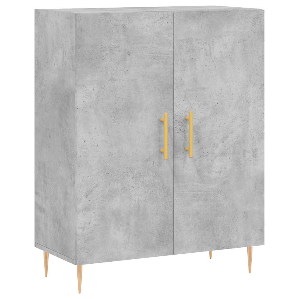 Sideboard 69,5x34x90 cm Engineered Wood Concrete grey