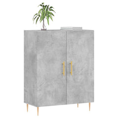 vidaXL Sideboard Concrete Grey 69.5x34x90 cm Engineered Wood 3