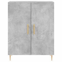 vidaXL Sideboard Concrete Grey 69.5x34x90 cm Engineered Wood 5