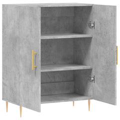 vidaXL Sideboard Concrete Grey 69.5x34x90 cm Engineered Wood 6