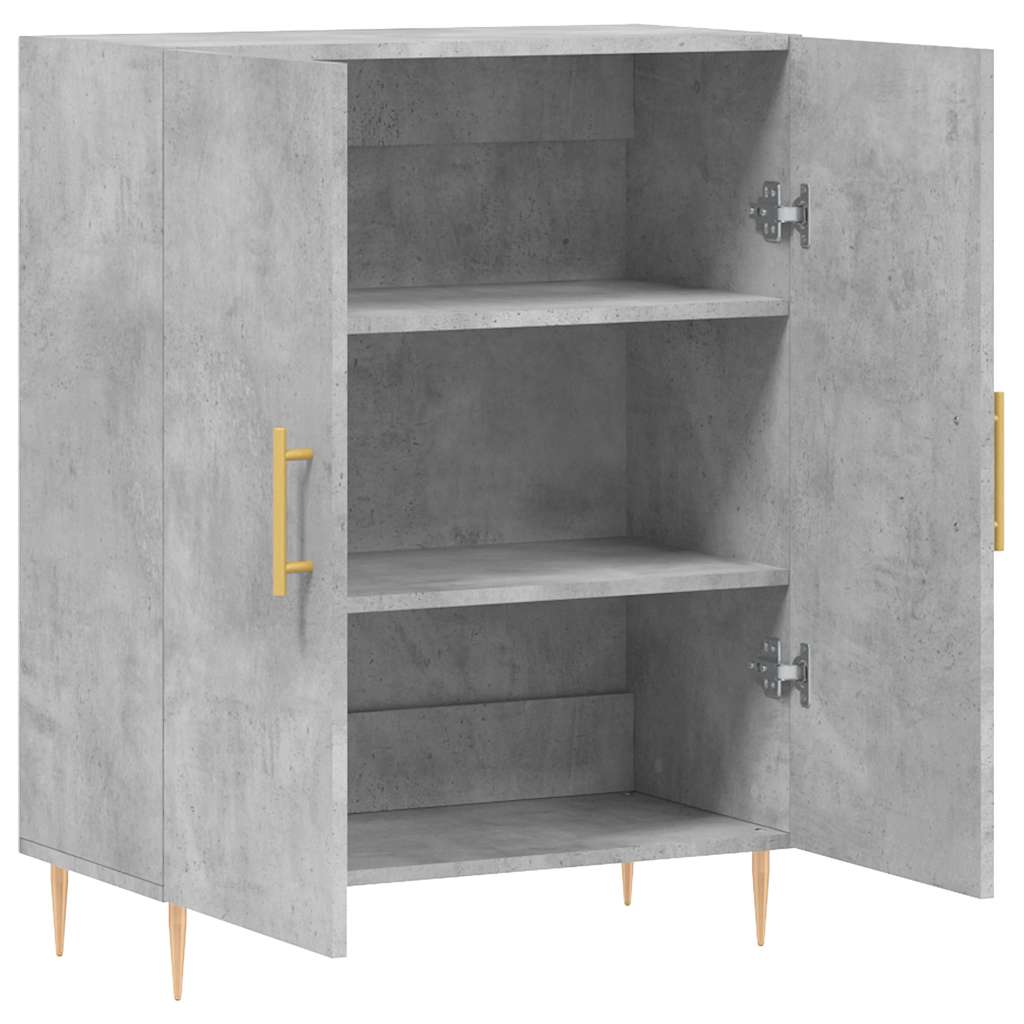 Sideboard 69,5x34x90 cm Engineered Wood Concrete grey