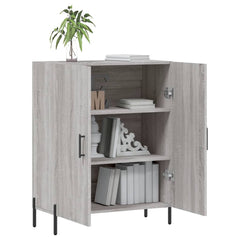 vidaXL Sideboard Grey Sonoma 69.5x34x90 cm Engineered Wood 4
