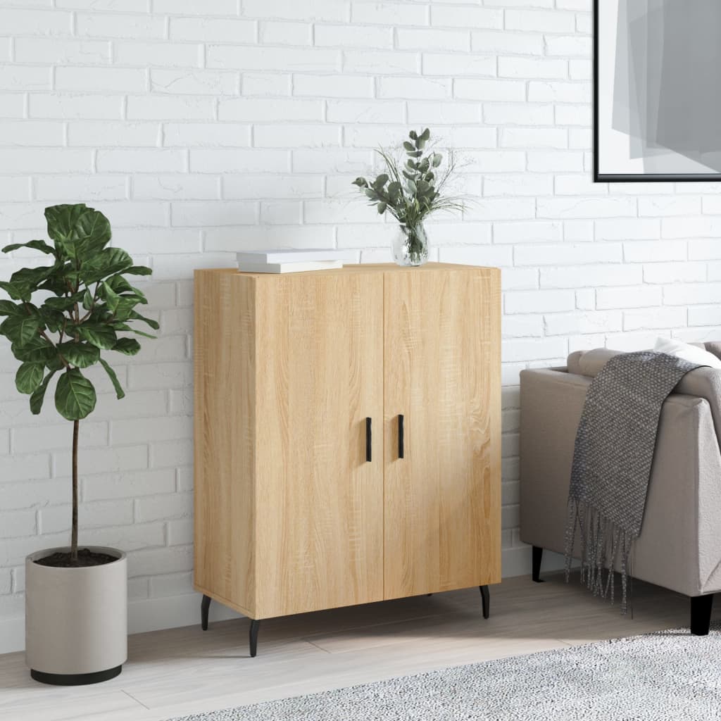vidaXL Sideboard Sonoma Oak 69.5x34x90 cm Engineered Wood 1