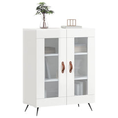 vidaXL Sideboard High Gloss White 69.5x34x90 cm Engineered Wood 3