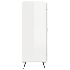 Sideboard 69,5x34x90 cm Engineered Wood High gloss white