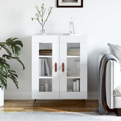 vidaXL Sideboard High Gloss White 69.5x34x90 cm Engineered Wood 1