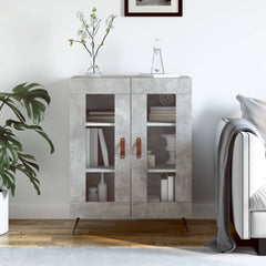 Sideboard 69,5x34x90 cm Engineered Wood Concrete grey