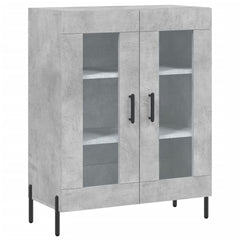 vidaXL Sideboard Concrete Grey 69.5x34x90 cm Engineered Wood 2