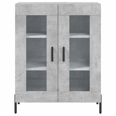 vidaXL Sideboard Concrete Grey 69.5x34x90 cm Engineered Wood 5
