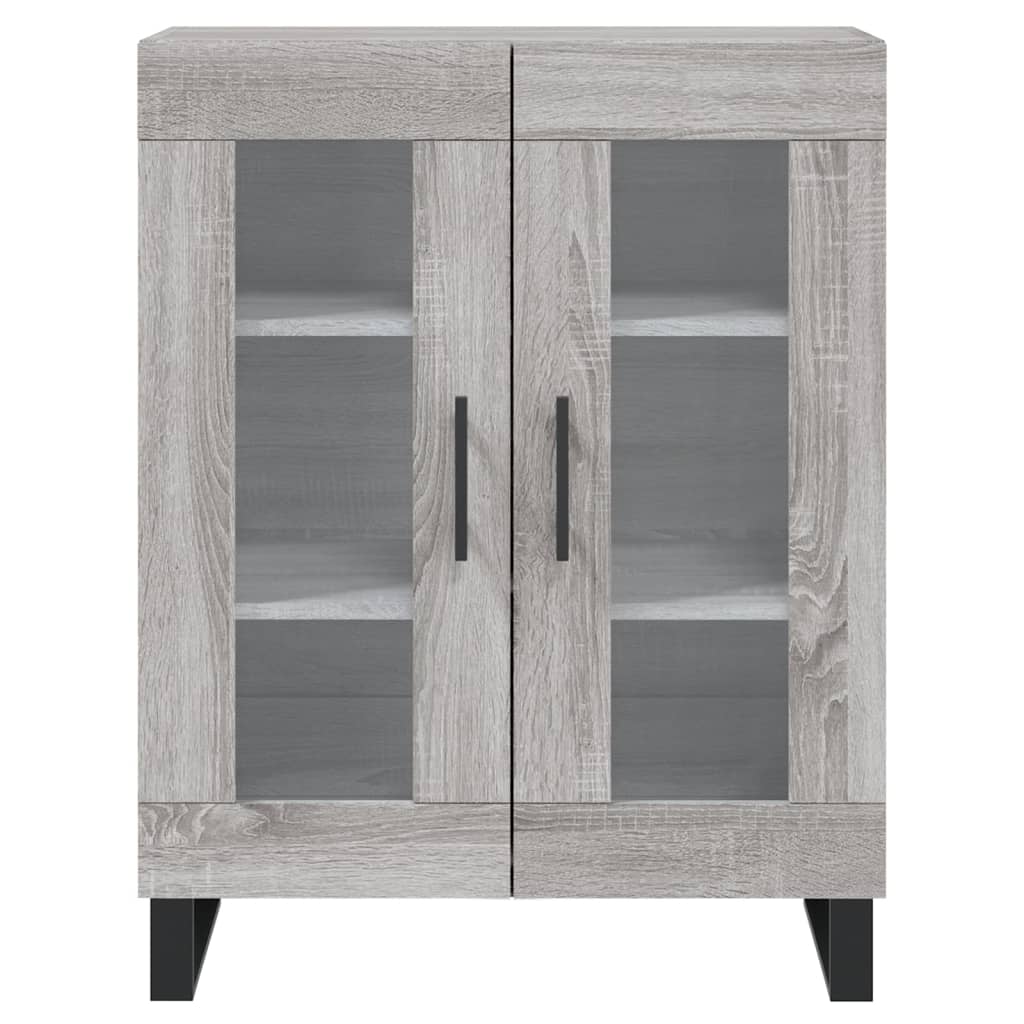vidaXL Sideboard Grey Sonoma 69.5x34x90 cm Engineered Wood 5