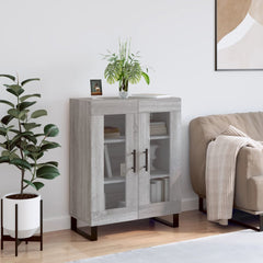 vidaXL Sideboard Grey Sonoma 69.5x34x90 cm Engineered Wood 1