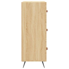 Chest of Drawers 69,5x34x90 cm Engineered Wood Sonoma oak