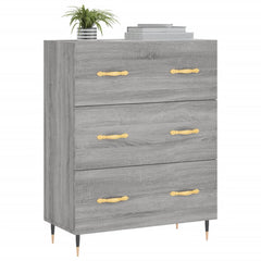 vidaXL Sideboard Grey Sonoma 69.5x34x90 cm Engineered Wood 3