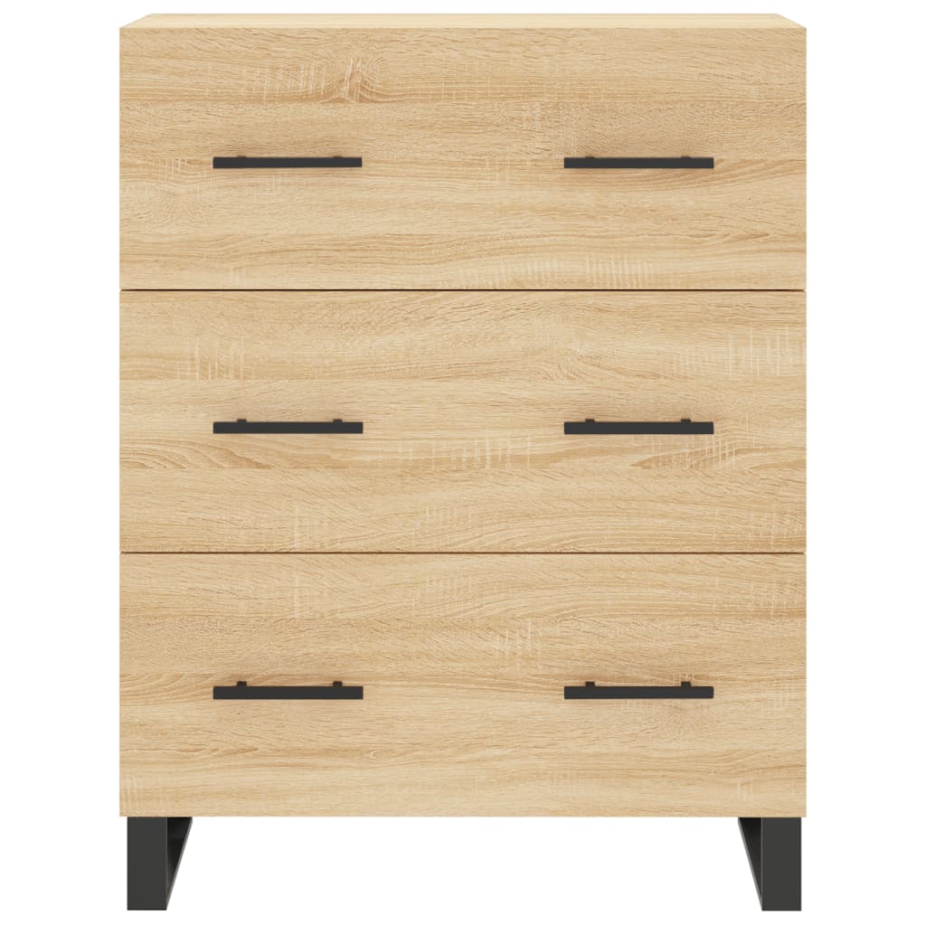 Sideboard 69,5x34x90 cm Engineered Wood Sonoma oak
