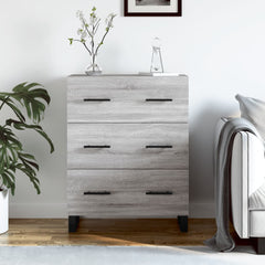 Sideboard 69,5x34x90 cm Engineered Wood Grey sonoma