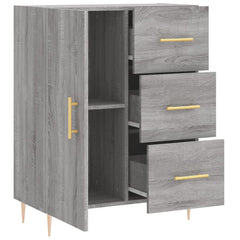 vidaXL Sideboard Grey Sonoma 69.5x34x90 cm Engineered Wood 6
