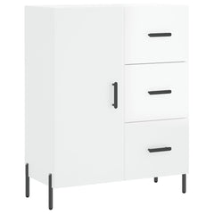 vidaXL Sideboard High Gloss White 69,5x34x90 cm Engineered Wood 2
