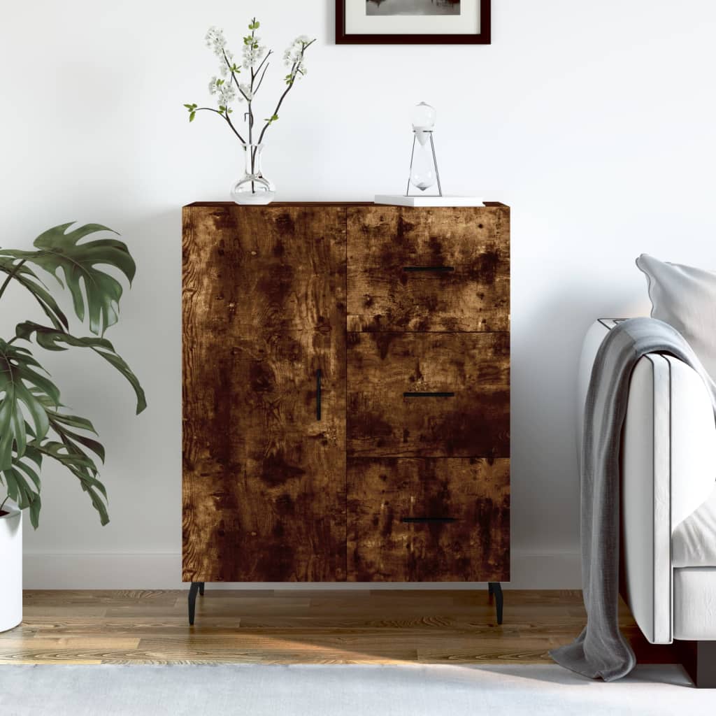 Sideboard 69,5x34x90 cm Engineered Wood Smoked oak