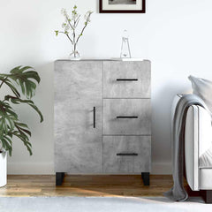 Sideboard 69,5x34x90 cm Engineered Wood Concrete grey