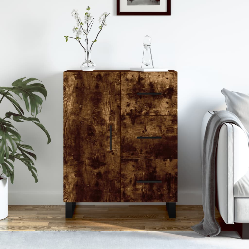 Sideboard 69,5x34x90 cm Engineered Wood Smoked oak