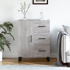 Sideboard 69,5x34x90 cm Engineered Wood Grey sonoma