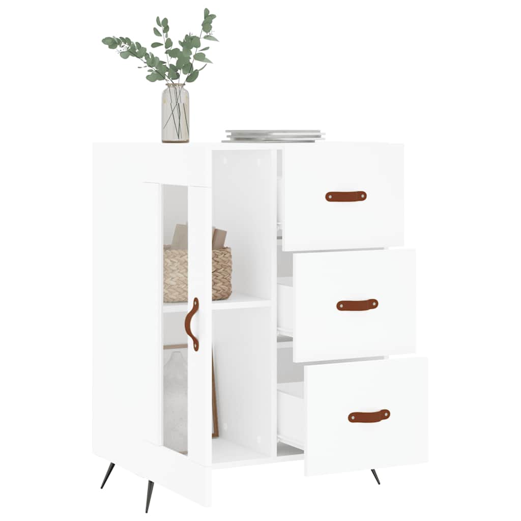 vidaXL Sideboard White 69.5x34x90 cm Engineered Wood 4