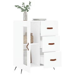 vidaXL Sideboard White 69.5x34x90 cm Engineered Wood 4