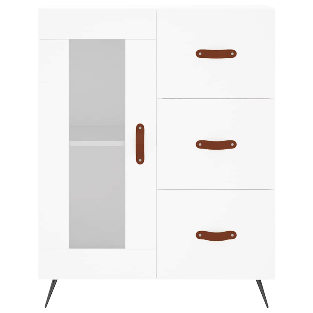 vidaXL Sideboard White 69.5x34x90 cm Engineered Wood 5