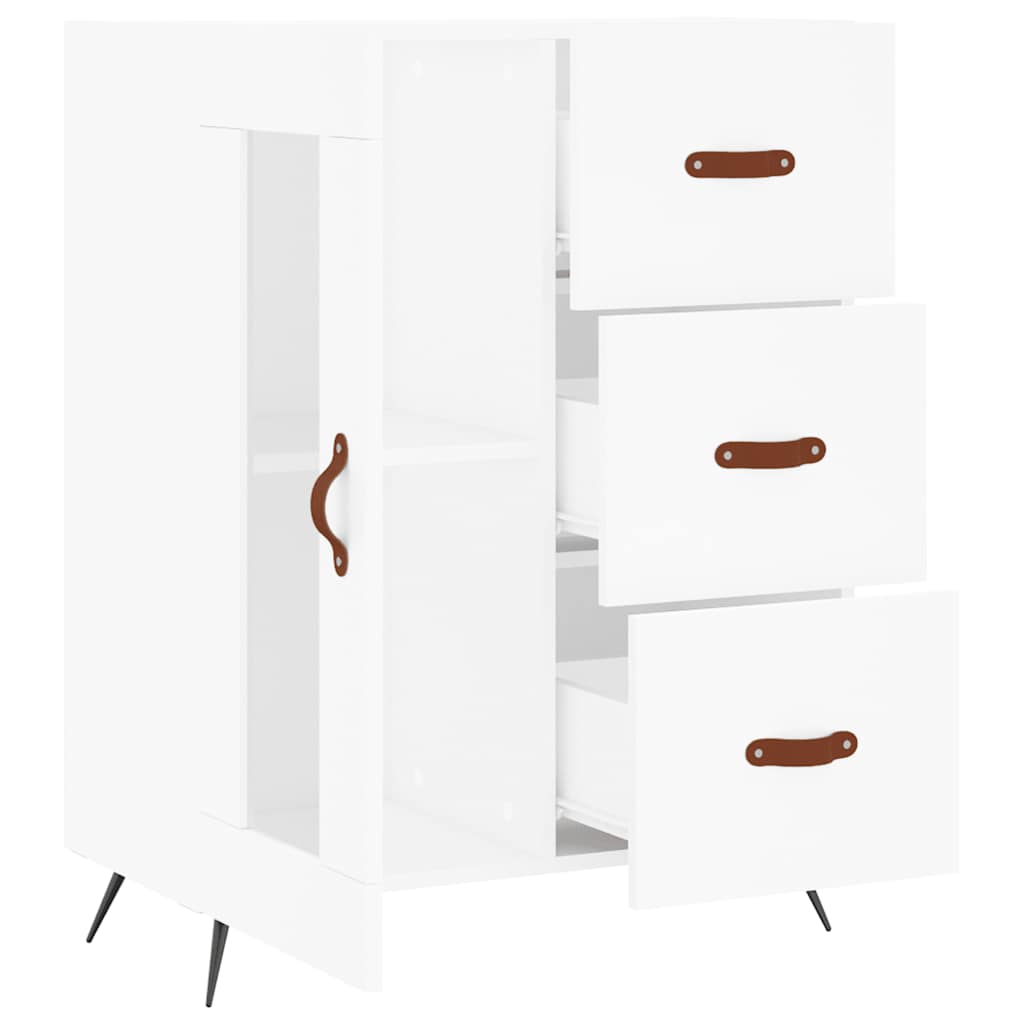 Sideboard 69,5x34x90 cm Engineered Wood White