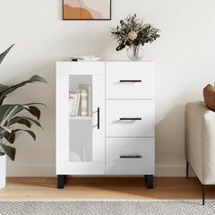 vidaXL Sideboard High Gloss White 69,5x34x90 cm Engineered Wood 1