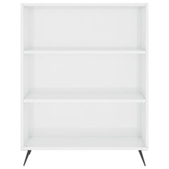 vidaXL Bookcase High Gloss White 69.5x32.5x90 cm Engineered Wood 4