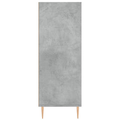 vidaXL Bookcase Concrete Grey 69.5x32.5x90 cm Engineered Wood 5