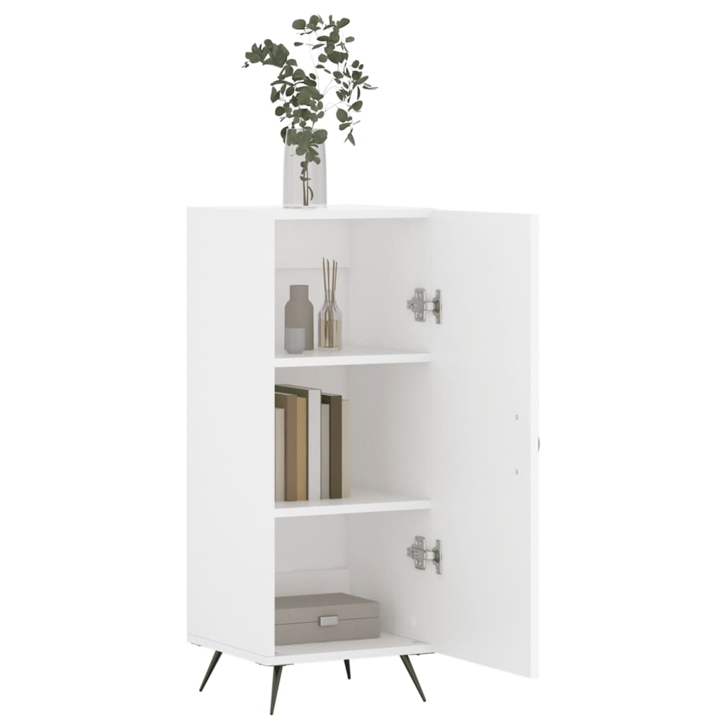 vidaXL Sideboard White 34.5x34x90 cm Engineered Wood 4