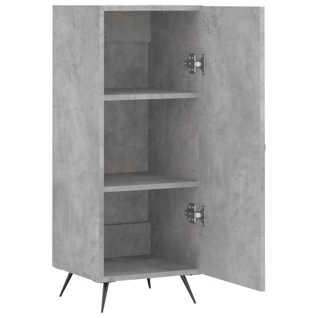 vidaXL Sideboard Concrete Grey 34.5x34x90 cm Engineered Wood 5